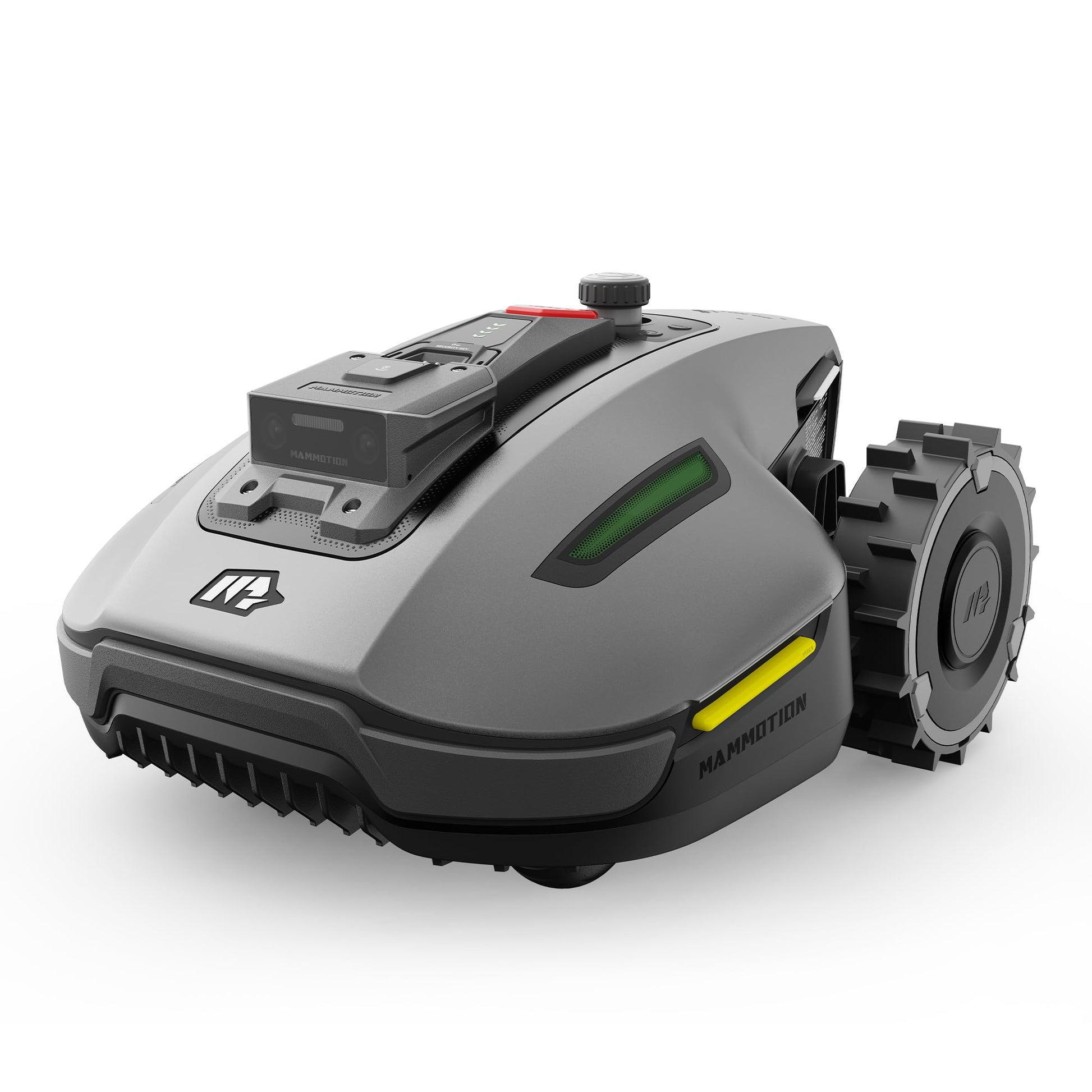 MAMMOTION YUKA Mini 500 Robotic Lawnmower without Boundary Cable, Reception 500 m², NetRTK+Vision Lawn Mower Robot, AI Smart Obstacle Avoidance Lawn Robot, App Control with 4G Module, 50% Incline